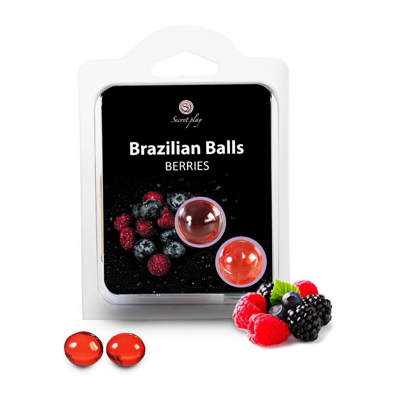 Secret Play Boules de massage BRAZILIAN BALLS Fruits des bois